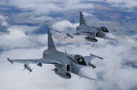 Stíhací letouny JAS-39 Gripen eských vzduných sil