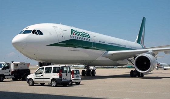 Alitalia eí problém s akními letenkami. Ilustraní snímek.