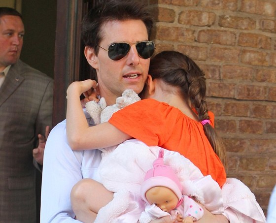 Tom Cruise s dcerou Suri v roce 2012