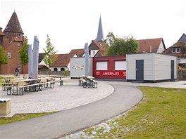 Zahradní restaurace Lügde/Německo – dodala KOMA MODULAR