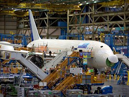 Boeing 787 v továrn firmy v americkém Everettu