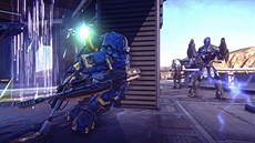 Obrázek ze hry PlanetSide 2, která vznikla ve spolenosti Daybreak Game Company vedené Johnem Smedleym.