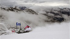 Viktoria Rebensburgová pi obím slalomu v Söldenu