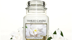 Velká vonná svíce White Gardenia s vní gardénie, Yankee Candle, 634 korun