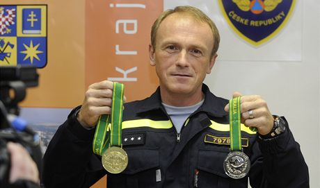 Zlínský hasi Josef Vlk triumfoval na Svtových hasiských hrách v Sydney.