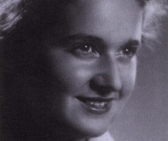 Eva Roubíková, rozená Mändelová, krátce po válce