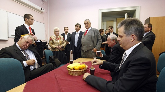 Milo Zeman, Zuzana Roithová, Jan Fischer, Karel Schwarzenberg, Pemysl Sobotka