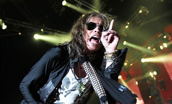 Aerosmith v Praze 1. ervence 2010 (Steven Tyler)