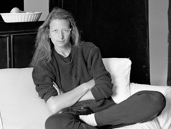 Fotografka Annie Leibovitzová v roce 1988.