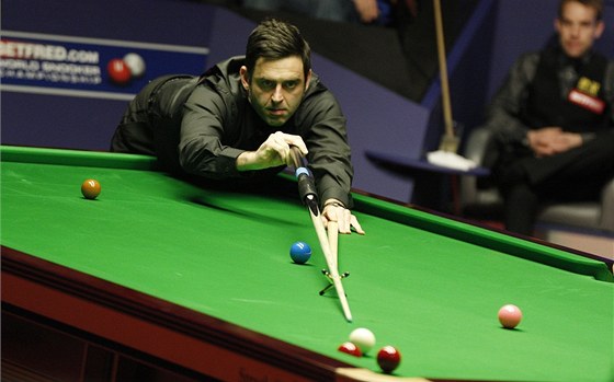 SNOOKEROVÁ LEGENDA. Ronnie O´Sullivan na mistrovství svta v roce 2012. 