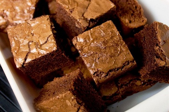 ökoládové brownies