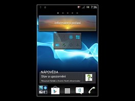 Uivatelsk prosted Sony Xperia miro