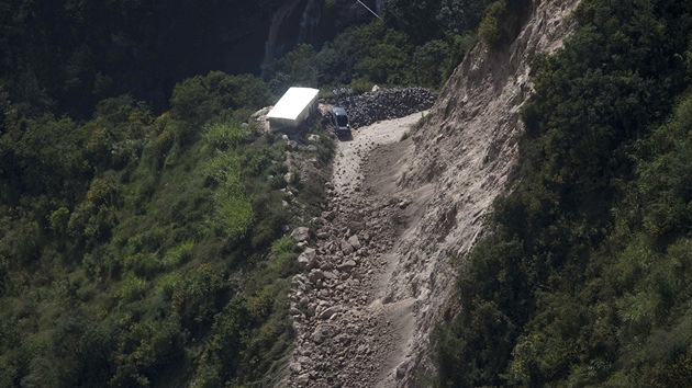 Nsledky zemtesen v Guatemale (8. listopadu 2012)