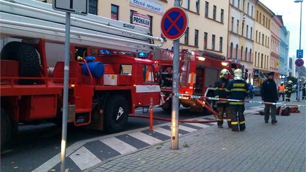 Evakuace v st nad Labem