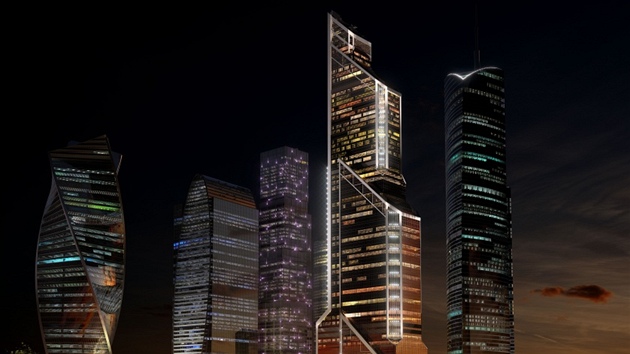 Mercury City m bt nejvy budovou v Moskv, ale u dnes se j stav konkurenti.