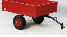 Sklopný pívsný vozík má nosnost a 300 kg.