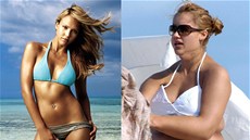 Herečka Jessica Alba (vlevo) a jak by vypadala, kdyby přibrala a vážila asi sto Herečka Jessica Alba (vlevo) a jak by vypadala, kdyby přibrala a vážila asi sto