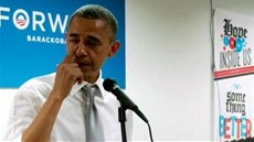 Obama se rozplakal před svým volebním štábem. Obama se rozplakal před svým volebním štábem.