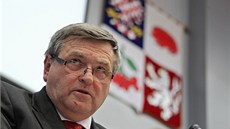 Jiří Běhounek při páteční volbě hejtmana. Jiří Běhounek při páteční volbě hejtmana.