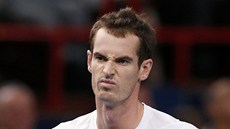 NESPOKOJENOST. Andy Murray na turnaji v Paíi. 