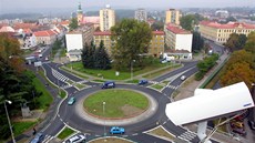 Jedna z kamer sokolovského monitorovacího systému na střeše budovy městského Jedna z kamer sokolovského monitorovacího systému na střeše budovy městského