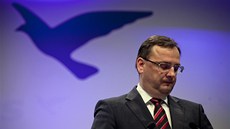Premiér Petr Nečas při úvodním projevu 23. kongresu ODS v Brně (3. listopadu... Premiér Petr Nečas při úvodním projevu 23. kongresu ODS v Brně (3. listopadu...