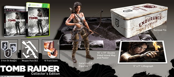 Tomb Raider - obsah sbratelské edice