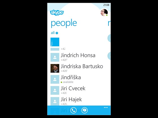 Skype pro Windows Phone 8