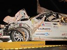 Tragick nehoda zvodnho vozu na RallyShow Uhersk Brod 2012.