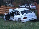 Auto na rallye u Lopenku vyletlo z trati a zabilo tyi divky. (10....