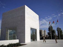 Mauzoleum Jsira Arafata v Ramallhu (10. listopadu 2012)