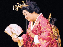 Eva Dzgov Jiruov jako Madama Butterfly.