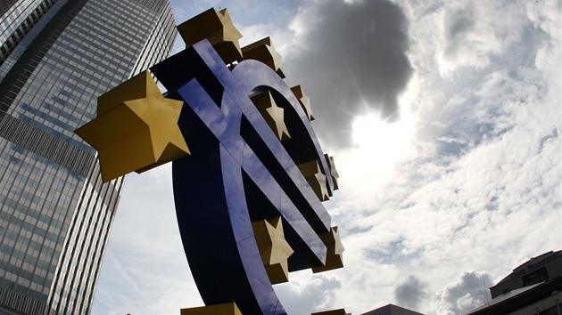 Budova Evropské centrální banky v nmeckém Frankfurtu nad Mohanem (listopad...