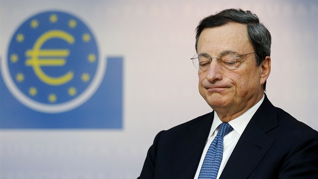 Preziden t ECB Mario Draghi; listopad 2012.