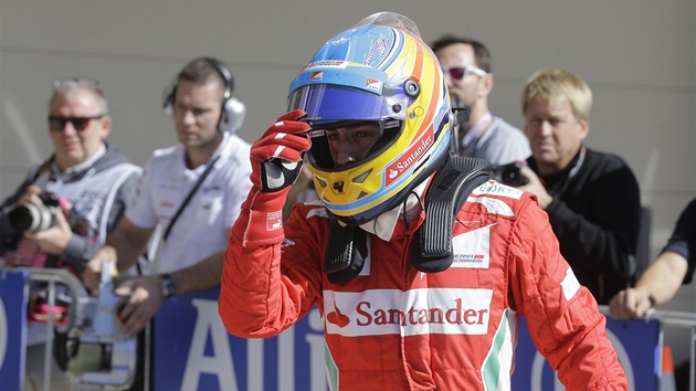 TENTOKRT MI TO NELO. Fernando Alonso z Ferrari kvalifikaci na Velkou cenu USA pli nezvldl, skonil a osm.