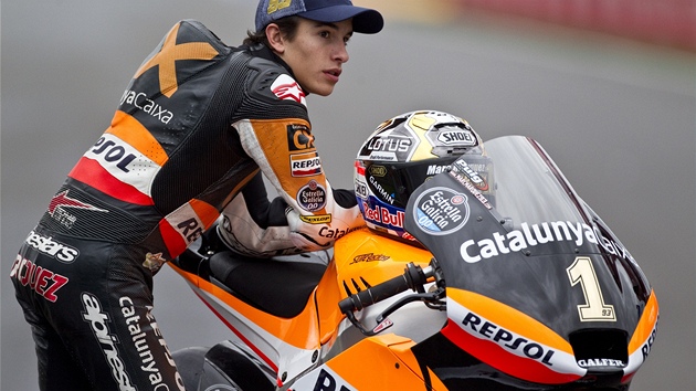 Marc Marquez, mistr svta ve td Moto 2. 