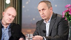 Jan Budař a Jan Kraus recitovali texty z desky Lehce probuzený Jan Budař a Jan Kraus recitovali texty z desky Lehce probuzený