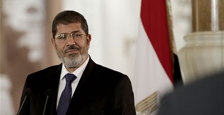 Egyptský prezident Muhammad Mursí (21. listopadu 2012)