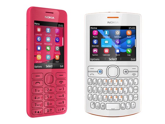 Nokia 206 a Asha 205