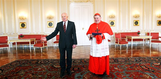 Prezident Václav Klaus a kardinál Dominik Duka