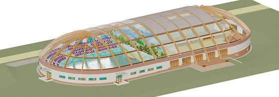 Vizualizace plánovaného Aqua zoo v Bechyni.