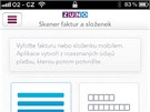 Mobiln aplikace Zuno - skener faktur a sloenek