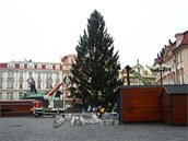 Vánoní strom na Staromstském námstí