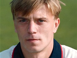 Ostravský fotbalista Tomá epka na snímku ze záí 1993