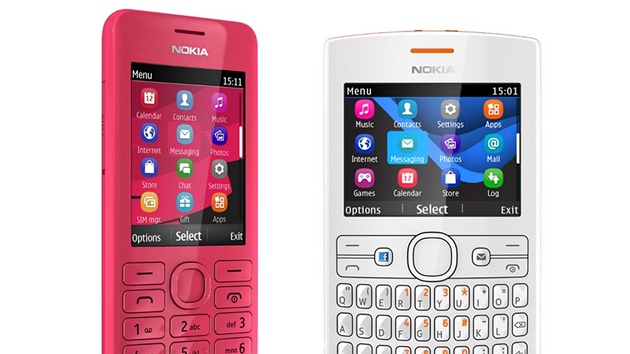 Nokia 206 a Asha 205