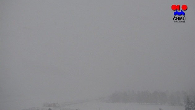 Zábr z webové kamery eského hydrometeorologockého ústavu v Karlových Varech v