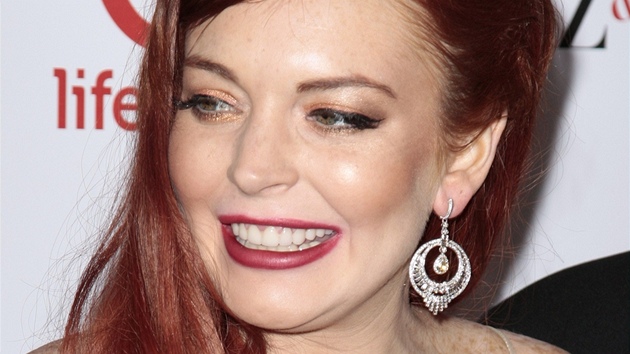 Lindsay Lohanov na premie filmu Liz & Dick