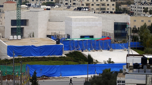 Mauzoleum, ve kterm jsou uchovny ostatky palestinskho vdce Jsira Arafata.