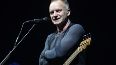 Sting bhem ostravského koncertu. (19.11.2012)