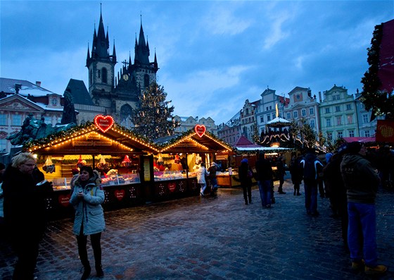 Vánoní trhy na Staromstském námstí v Praze